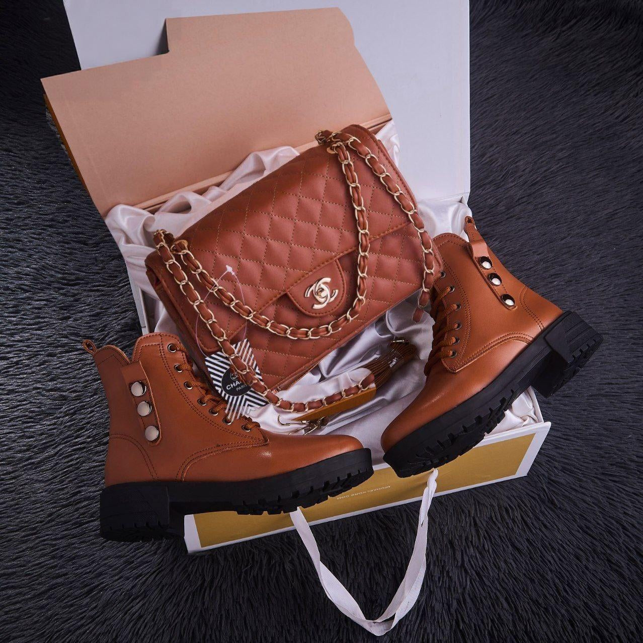 Ensemble Bottines & Sac Fem