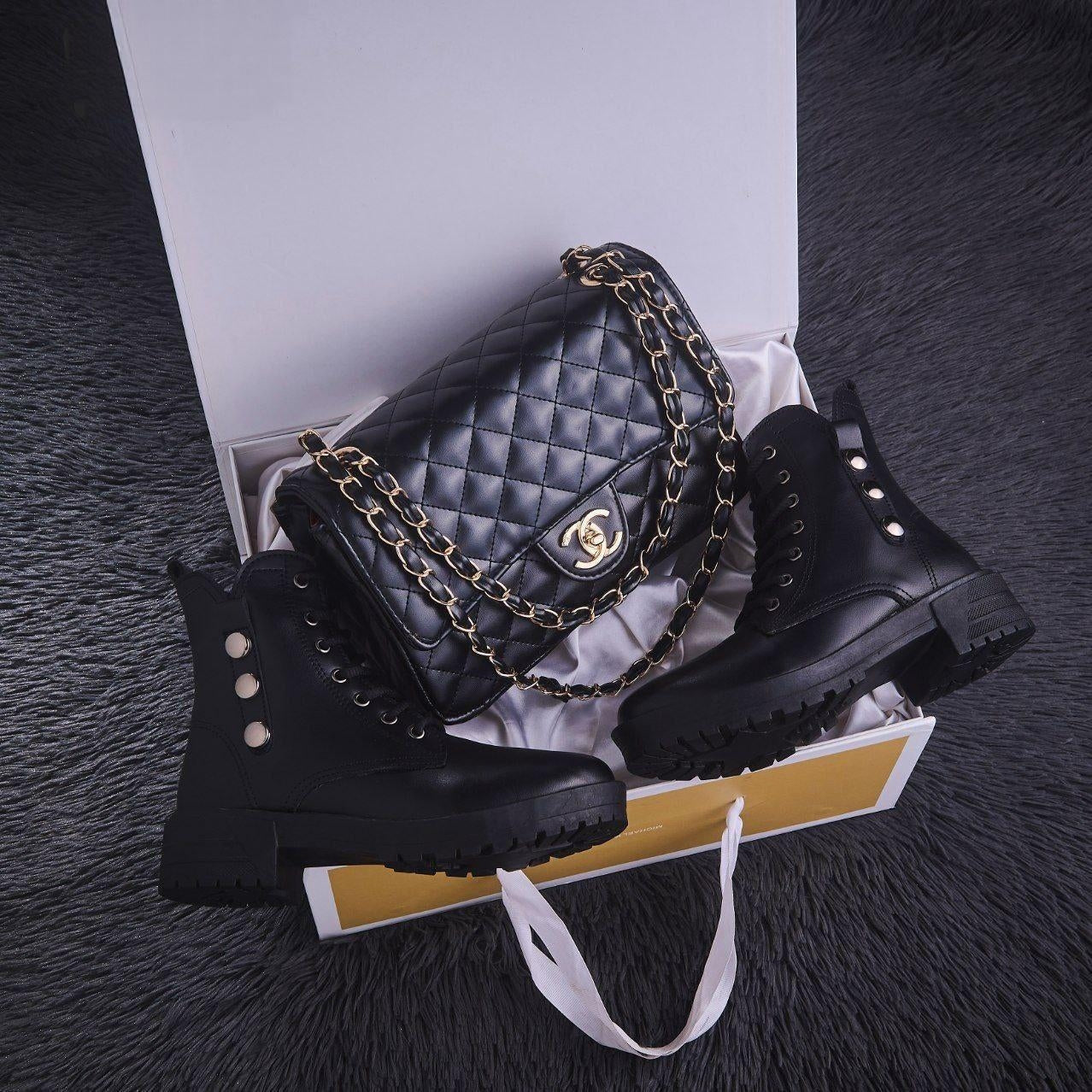 Ensemble Bottines & Sac Fem