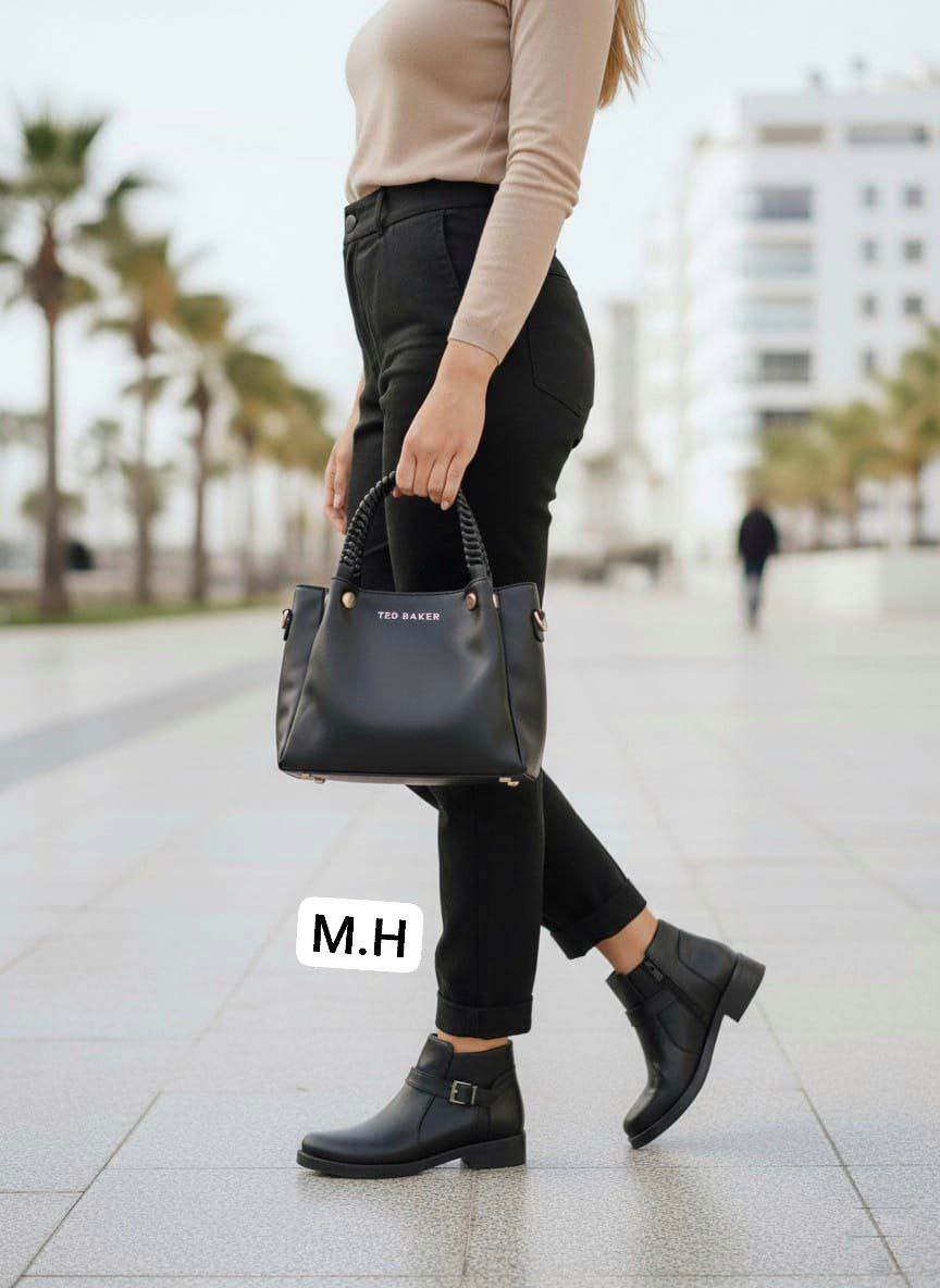 "Ensemble pantalon et sac élégant pour famme